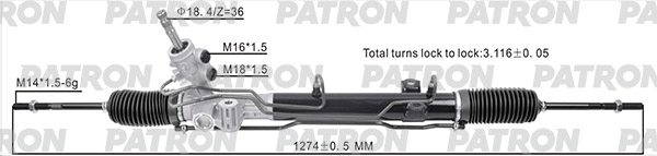 Рейка рулевая PSG1030 PATRON