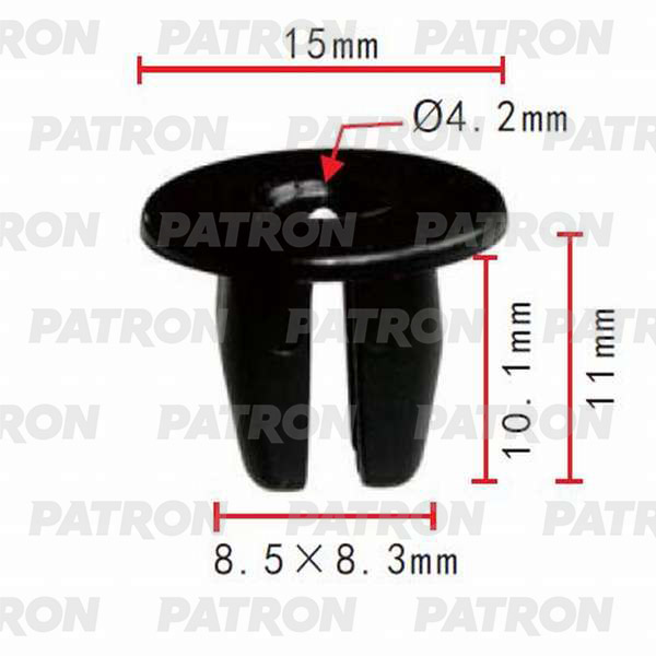 Фиксатор пластиковый P37-0001S PATRON