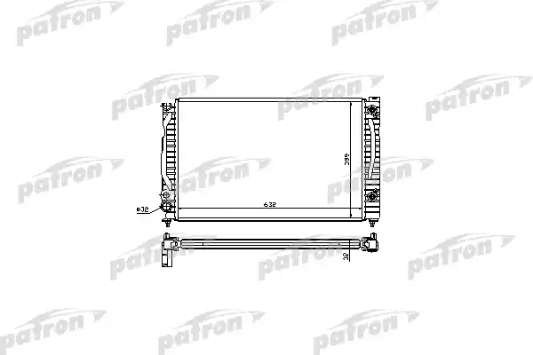 Радиатор системы охлаждения PRS3018 PATRON
